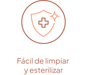 Fácil de limpiar y esterilizar